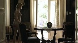 Amazing beauty Alecia Fox enjoys sensual sex on the terrace
