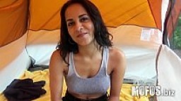 Mofos - Sexy Latina babe gets fucked in a tent