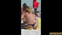 Topless - Bikini Beach HORNY Teens - Voyeur Beach Vide