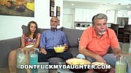DON&#039;T FUCK MY DAUGHTER - Liza Rowe Fucked By Glen While Daddy Sleeps