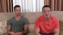 Straight Italian hunk has first time gay sex with one of my bi buds, an ex high school wrestler.