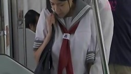 school girl handjob play in bus