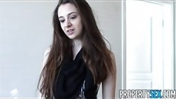 Young realtor homemade porn with client