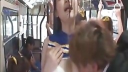 Japanese cheerleader fucked in bus